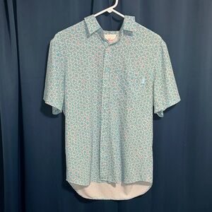 Chubbies Light Blue and Pink Patterned Shirt